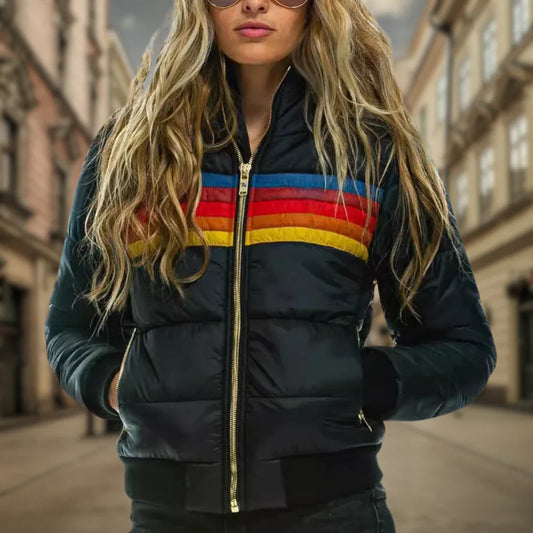 Bozina™ | Doudoune Rétro Multicolore