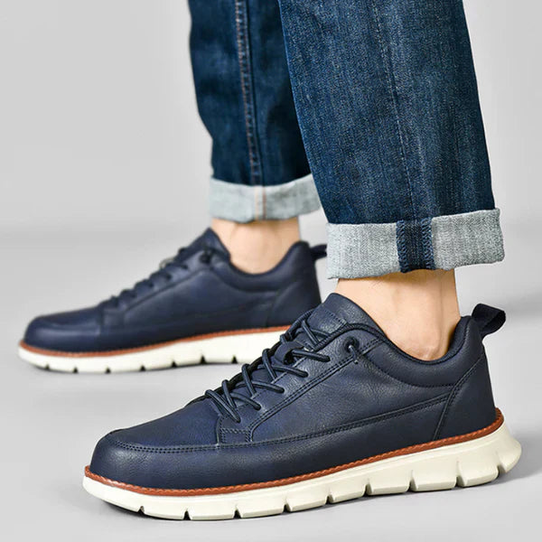 Baskets En Cuir À Lacets Tendance Pour Homme