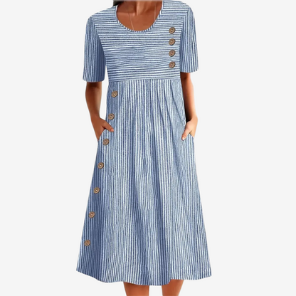 Liora™ Midi Rayée Rétro