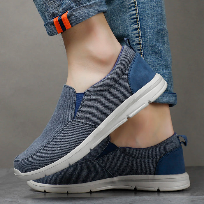 Mocassins Plats En Tissu Tendance Pour Homme