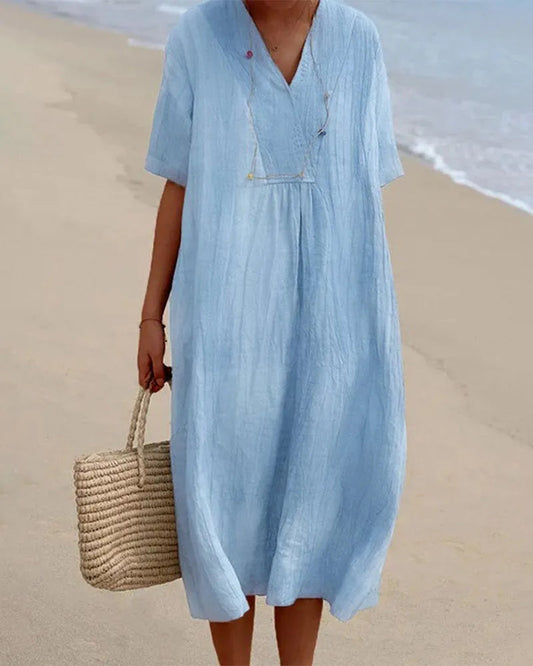Tunique d'été élégante pour femme en tissu respirant - Confort et style