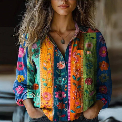 Sophie | Chemisier vintage à imprimé floral
