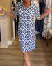 Robe imprimée géométrique à col V - 💖 SPÉCIAL FÊTE DES MÈRES 👩‍🦳