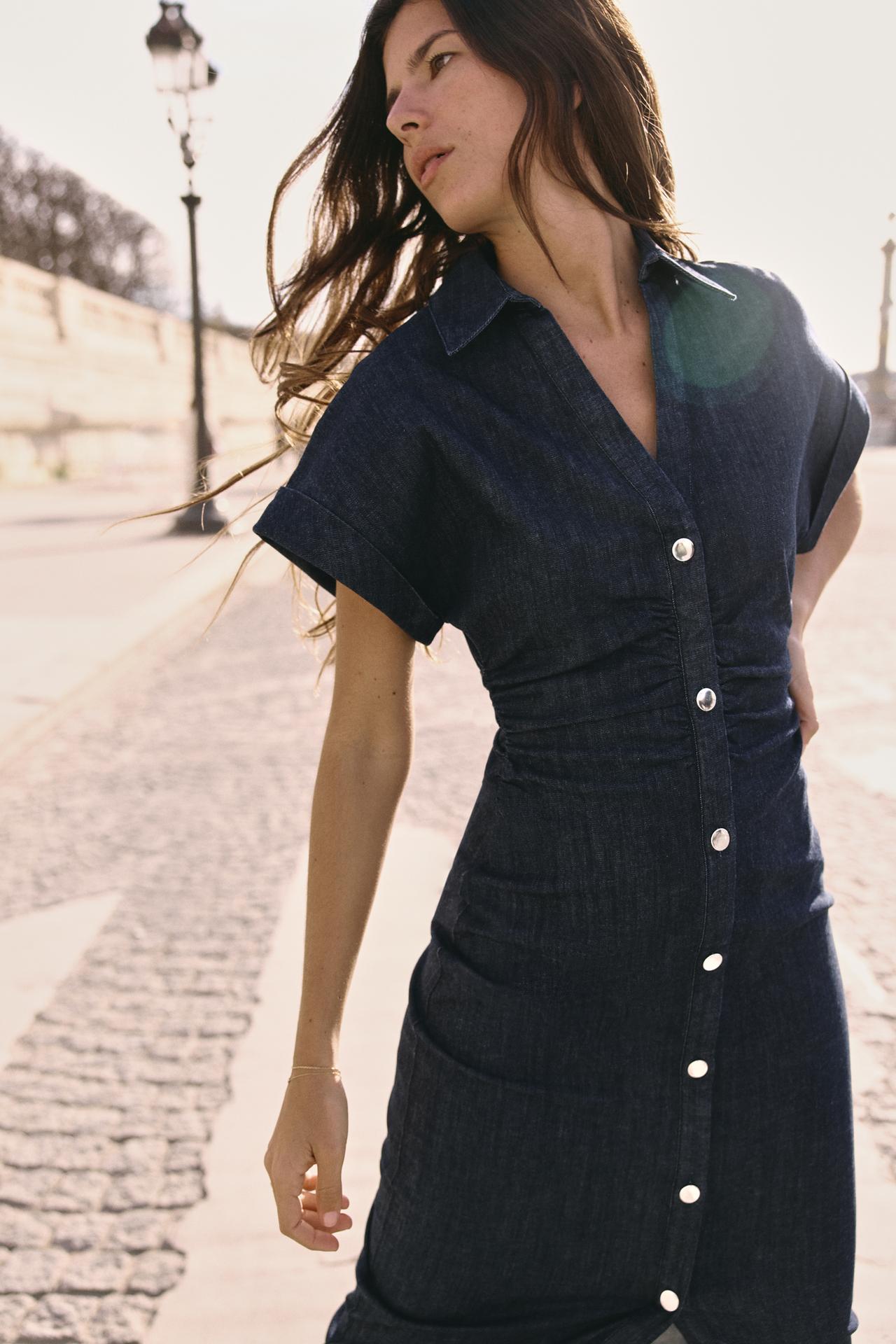 Robe de soirée denim décontractée pour tous les jours