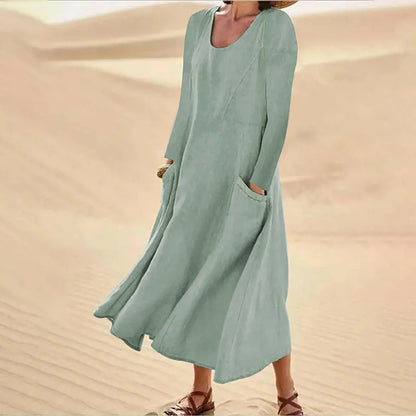 Donin™ | Robe Longue En Lin