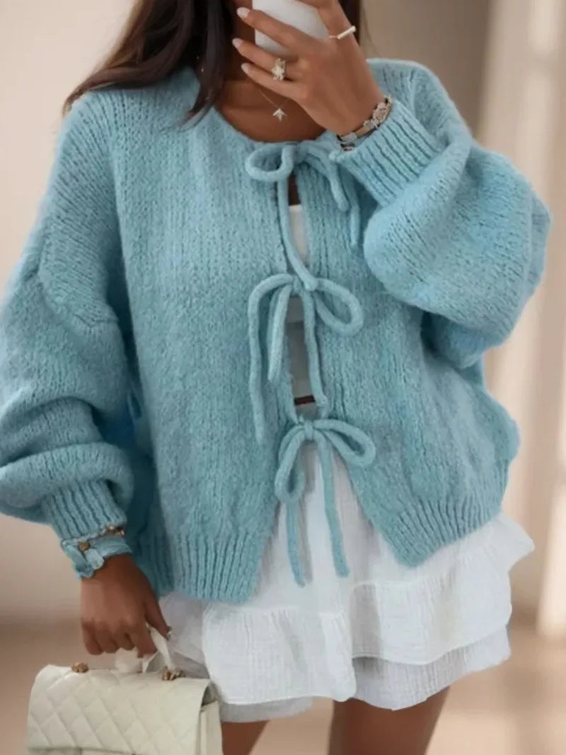 Cardigan en maille douce et confortable pour un confort décontracté au quotidien