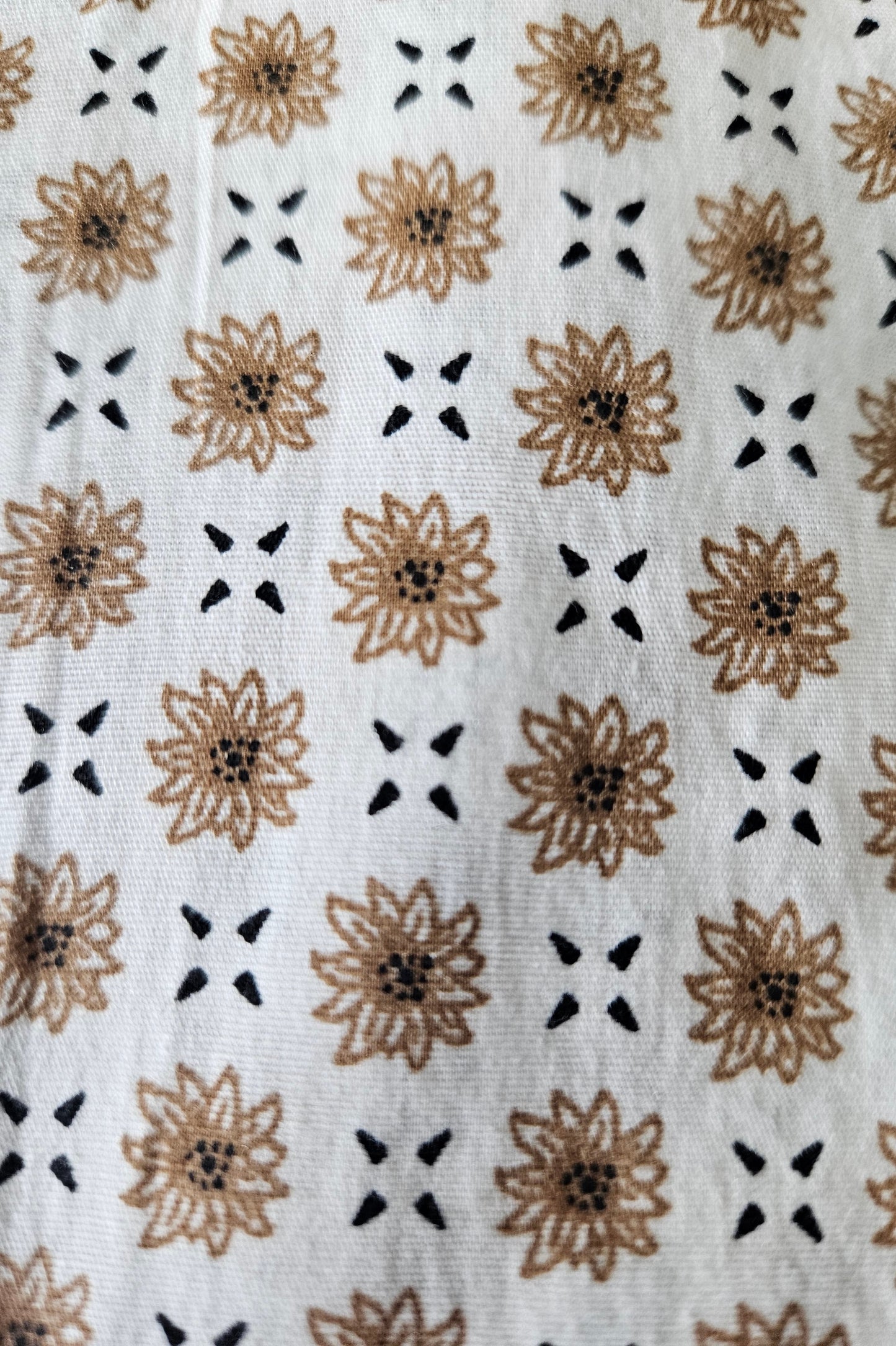 Chemise Declan Blanc/Camel