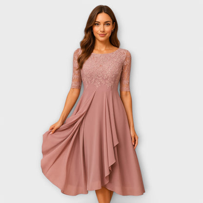 Élodie™ | Élégante Robe pour Invité de Mariage