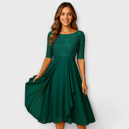 Élodie™ | Élégante Robe pour Invité de Mariage