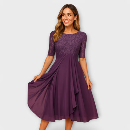 Élodie™ | Élégante Robe pour Invité de Mariage