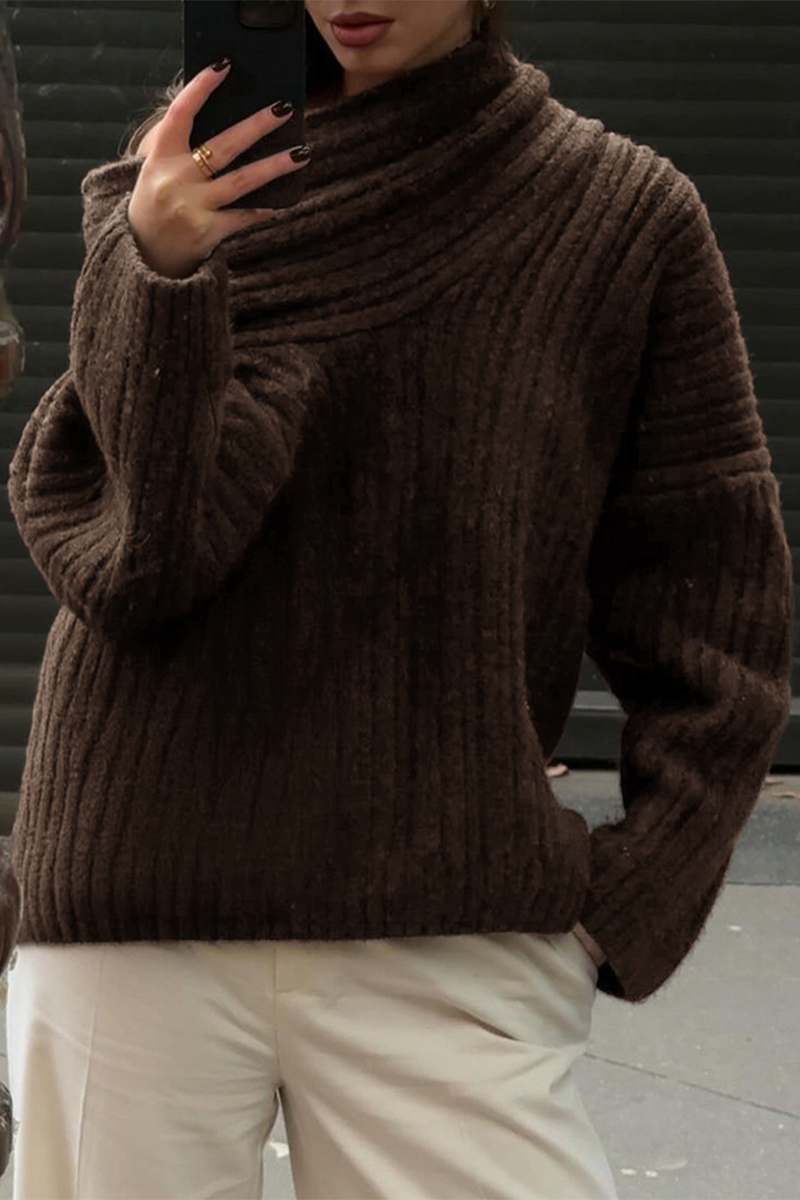 Pull d'hiver en tricot confortable pour un confort décontracté