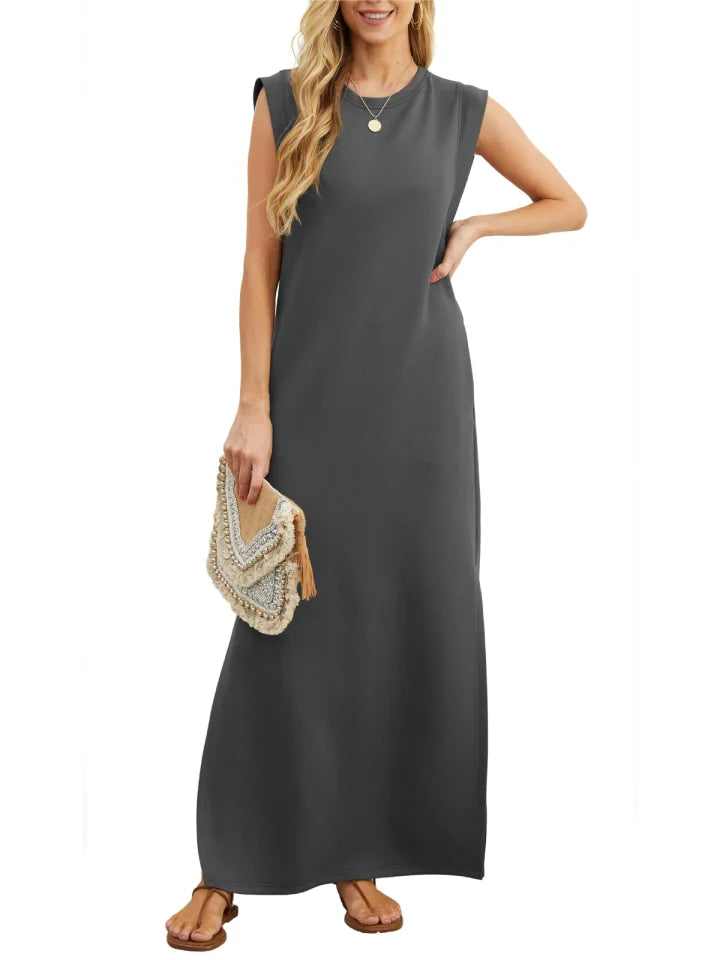 robe ample et décontractée sans plis