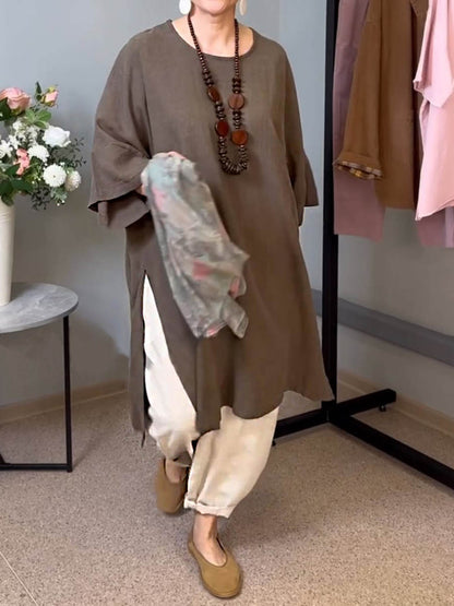 Bohema™ | Haut Long en Lin Élégant