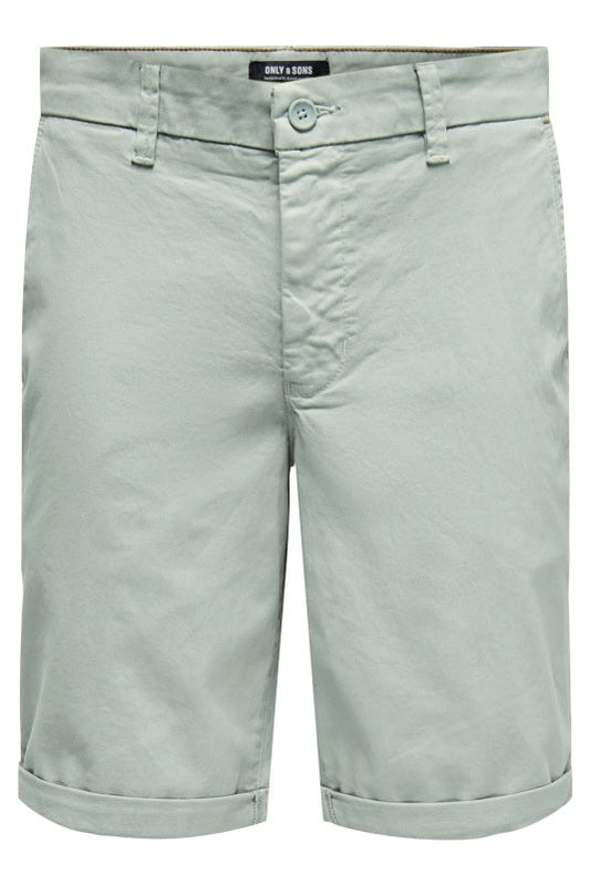 Short ONSPETER REG TWILL 4481 SHORTS Gris Clair