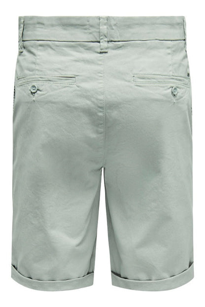 Short ONSPETER REG TWILL 4481 SHORTS Gris Clair
