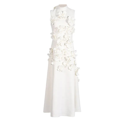 Pauline Laurent® | Longue Robe Rose À Fleurs