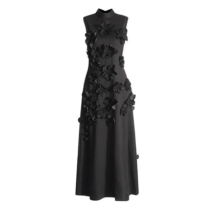 Pauline Laurent® | Longue Robe Rose À Fleurs