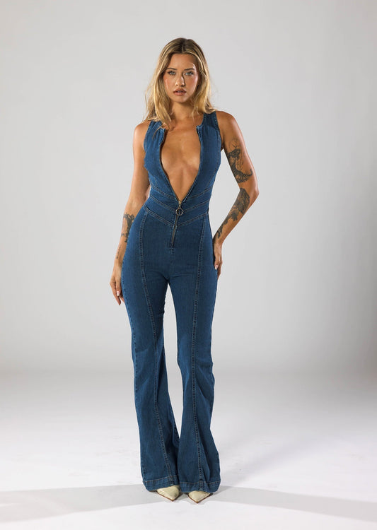 SARAH™ I Combinaison en denim
