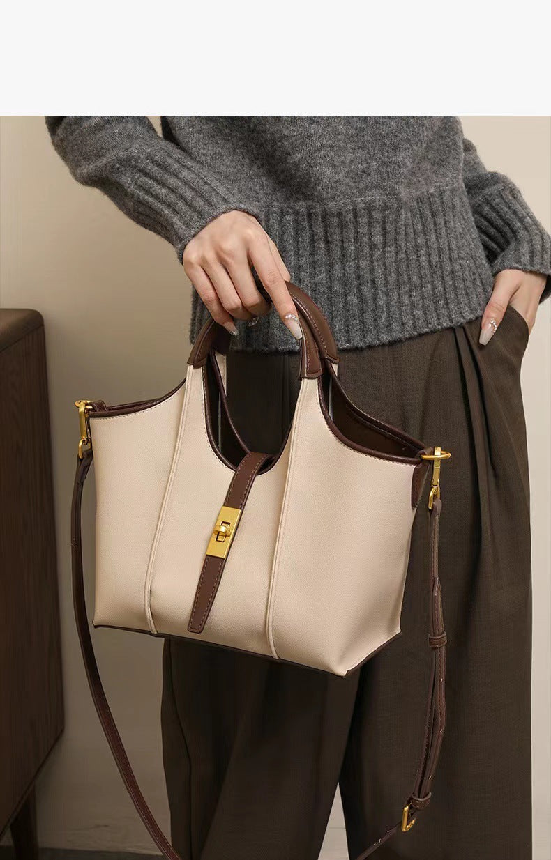 Sac Cabas Élégant en Cuir Simili