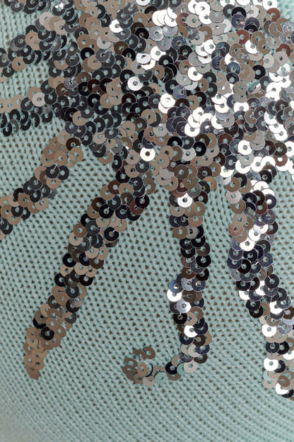 Robe longue en maille Ellington avec sequins