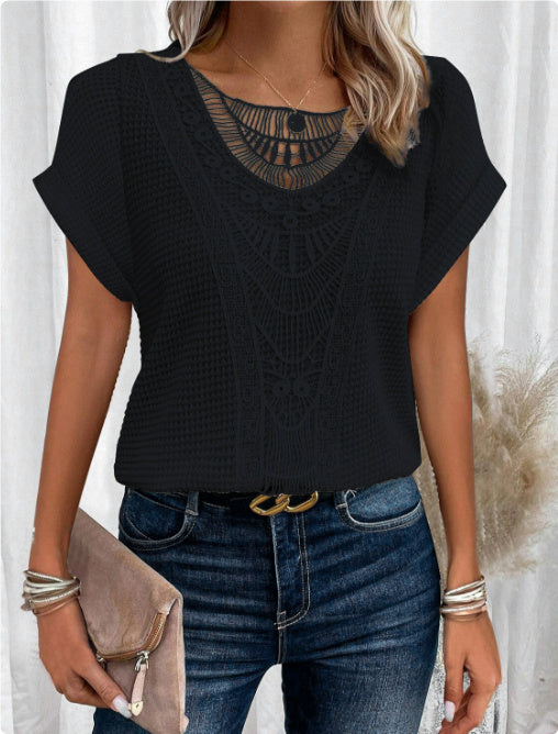 T-shirt d'Été Ajourné