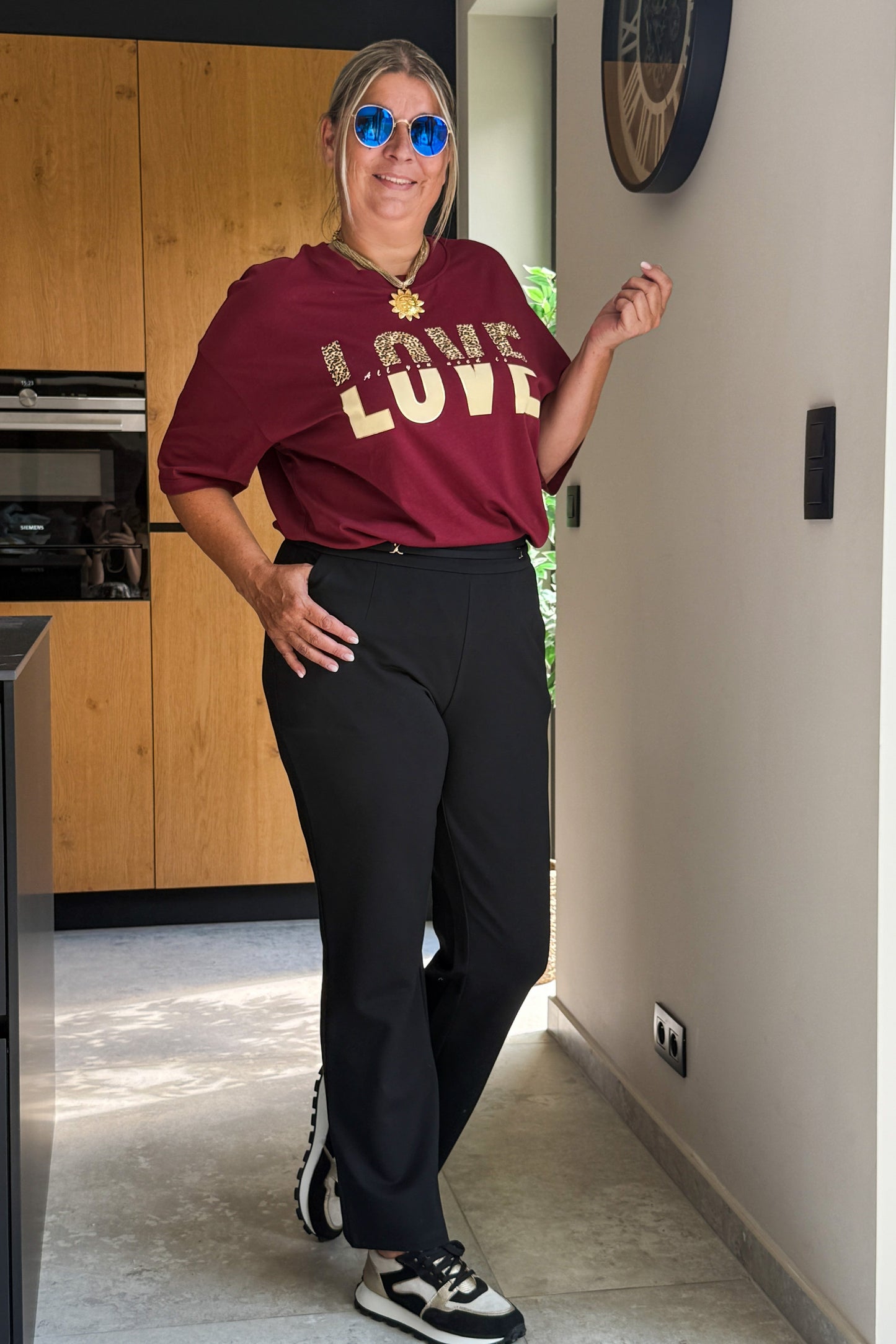 T-Shirt CarKourtney Bordeaux Carmakoma