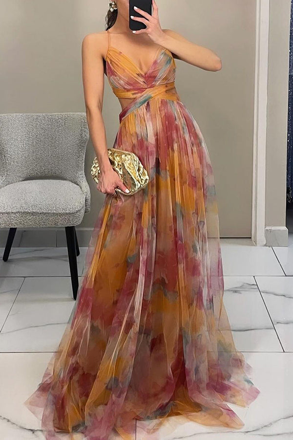 Vaëlia™ | Élégante Maxi-Robe Florale