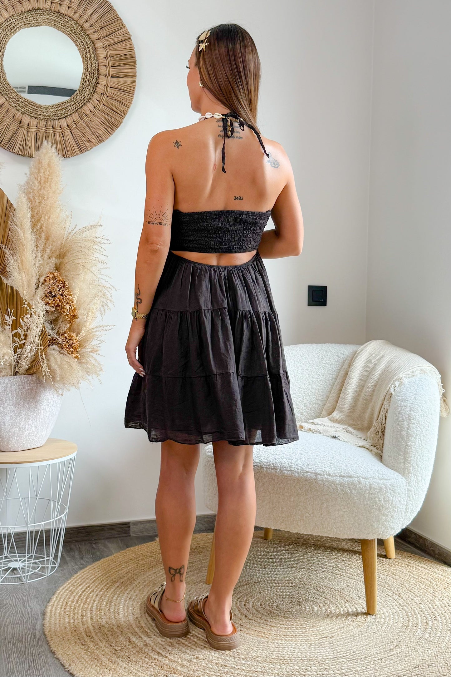 Robe Courte Evanie Choco
