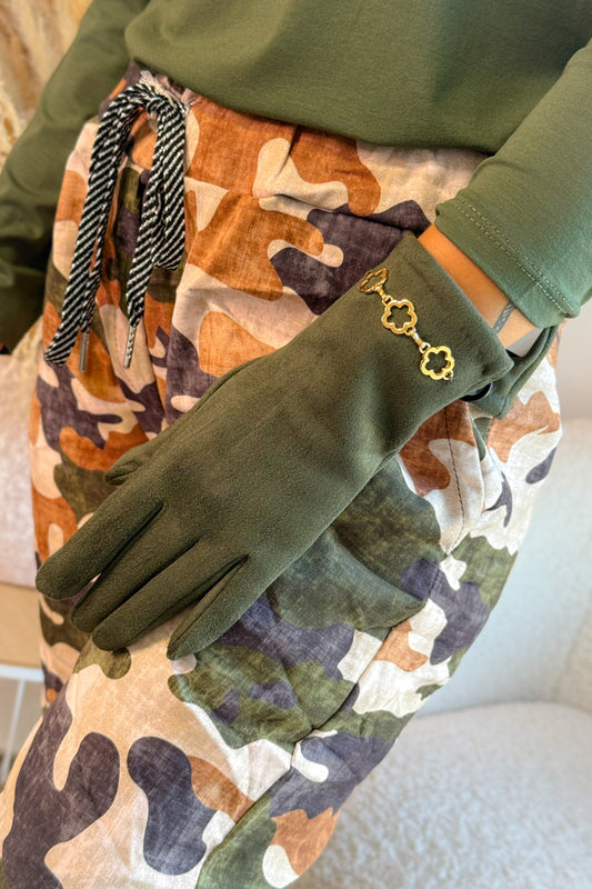 Gants Lyrane Kaki