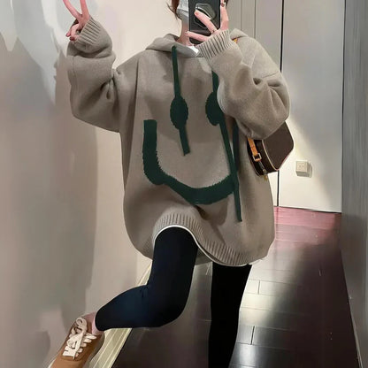 Sweat à capuche confortable et surdimensionné