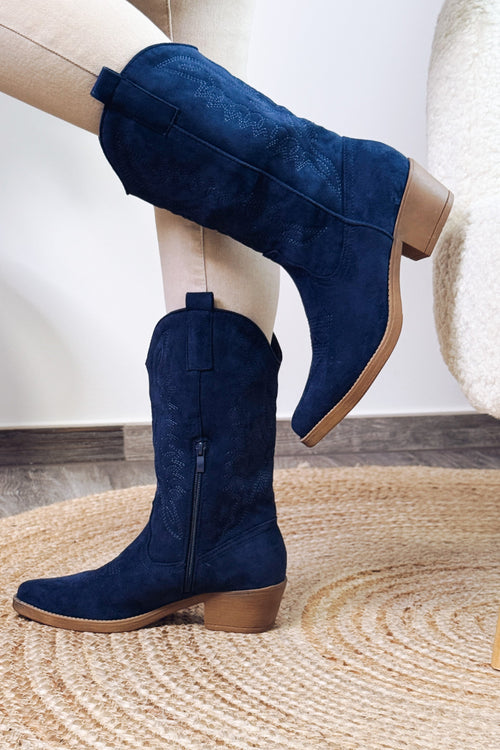 Bottes Zelda Bleu Marine