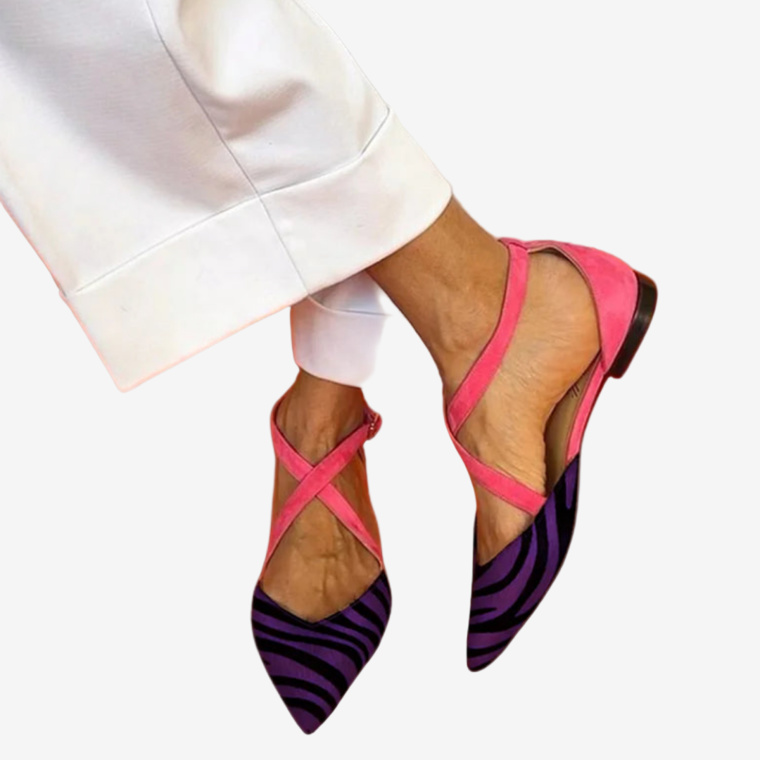 Mirelle™ Ballerines Zébrées