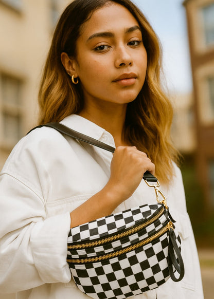 Sac banane en cuir élégant pour un style mains libres