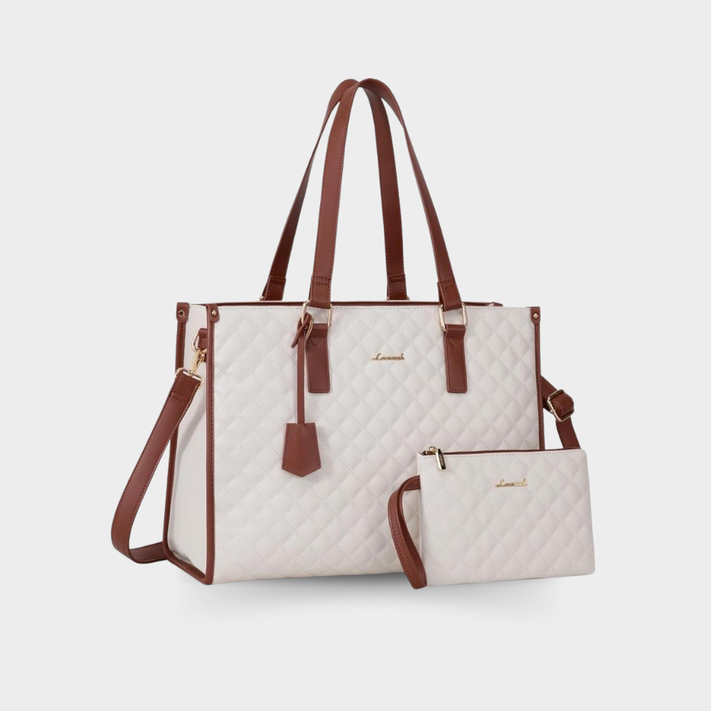 Sac à main 3-EN-1 En Cuir + Pochette Assortie (OFFERTE)