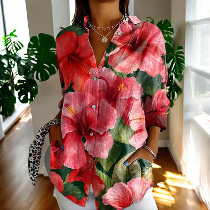 Anie™ | Blouse Vintage Élégante en Imprimé Floral