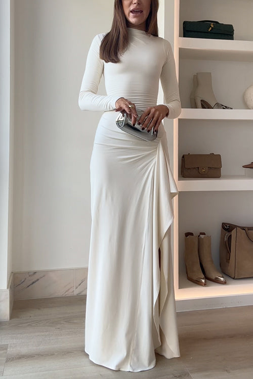 Robe de soirée élégante et fluide pour occasions spéciales