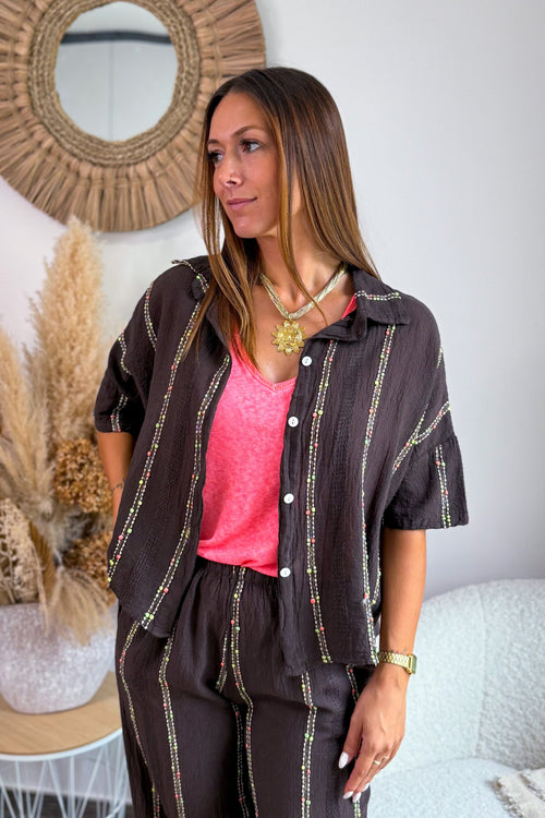 Chemise Madja Choco