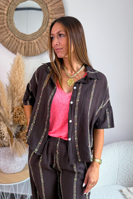 Chemise Madja Choco