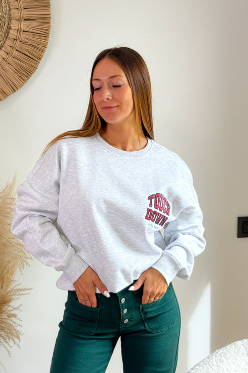 Sweat Rillo Gris Only