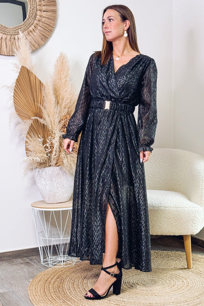 Robe Longue Tiamana Noir