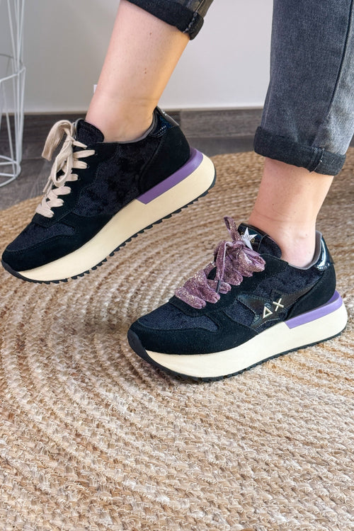 Baskets Compensée Sun68 Noir