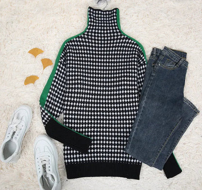 Isabelle Moreau | Turtle-Neck Pull à motifs