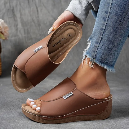 Sandales confortables pour femmes - Confortable, soutien de la voûte plantaire, amorti à chaque pas