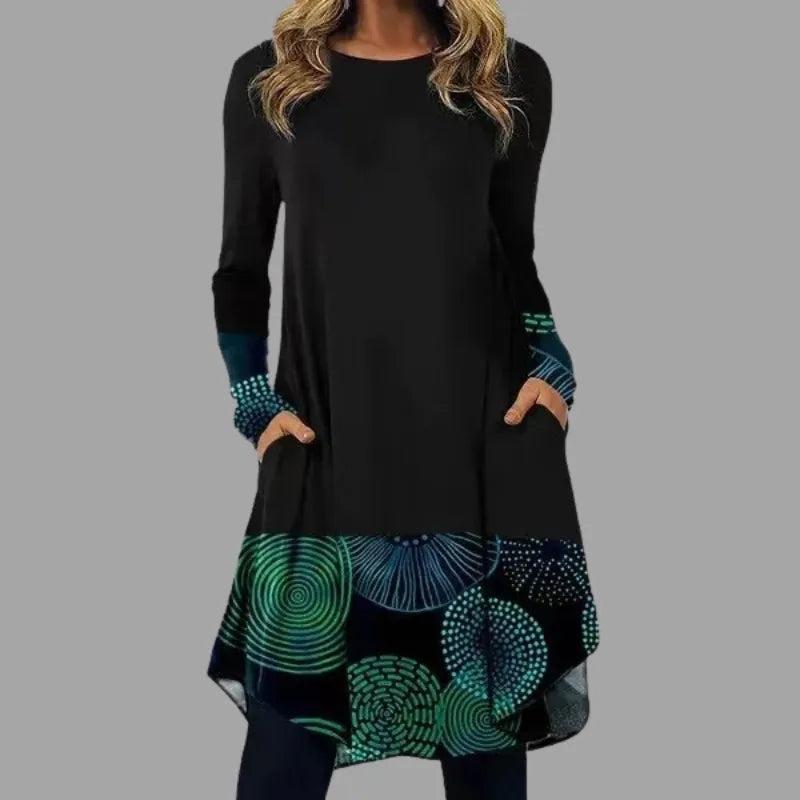 Riva Lefèvre | Robe Boho élégante à manches longues