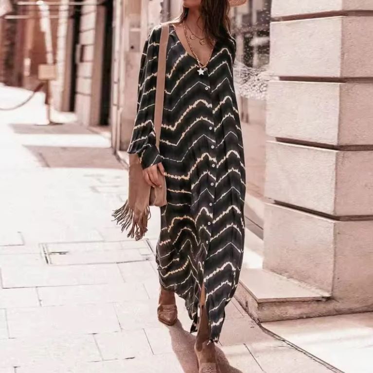 Manar | Robe Boho à Manches Longues