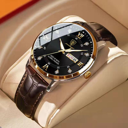 Montre homme lumineuse et étanche