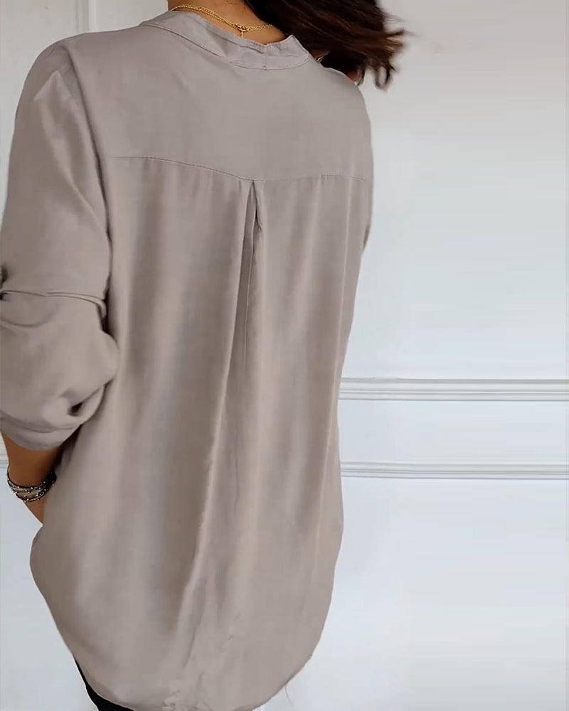 Chemise Décontracté En Paillettes