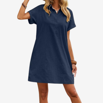 Sidonie™ Robe en Lin Légère