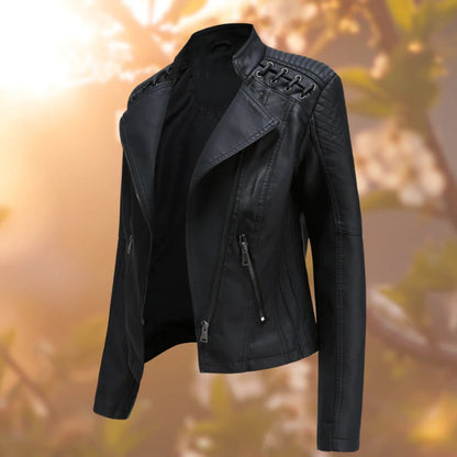 Veronica™ | Veste en Cuir Élégante pour Femme