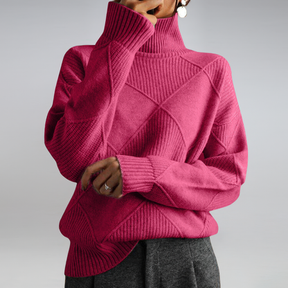 COLETTE™ | Col montant en cachemire doux